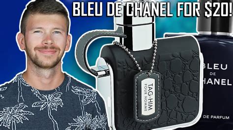 armaf tag him vs bleu de chanel|Bleu de Chanel Clone For ONLY $20 .